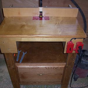 practice Router table