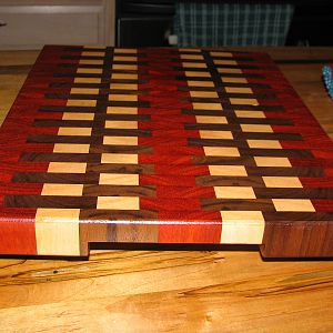 Maple/Walnut/Padauk  Cutting Board
