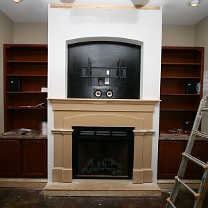 Family room remodel