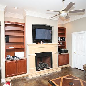 Family room remodel