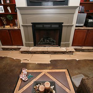 Family room remodel