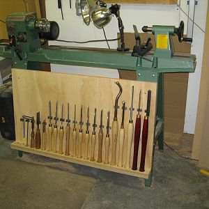 Turning tool rack
