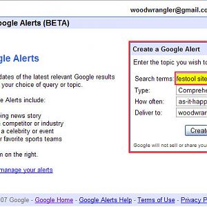 iGoogle Alerts