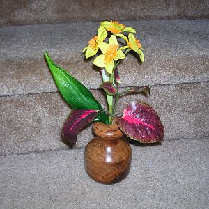 Weed Pot With Flowers