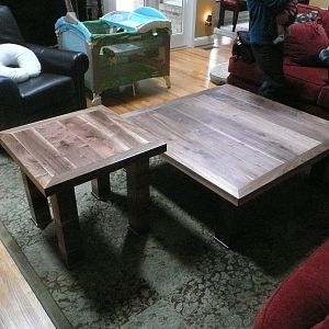 Matching coffee and end table