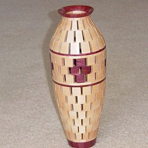 open segment vase