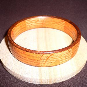 First Segment, Oak & Walnut Bracelet