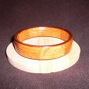 First Segment, Oak & Walnut Bracelet