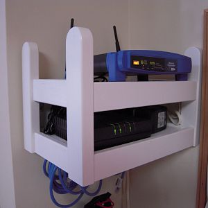 Wireless Router/modem holder