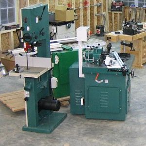 Shaper, bandsaw, and combo planer/jointer