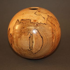 Spalted Maple Sphere