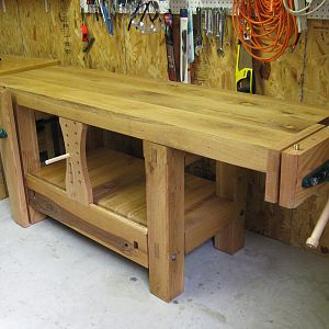 Oak Woodworking Bench