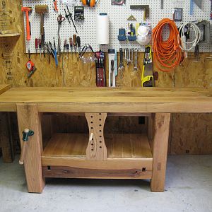 Oak Woodworking Bench
