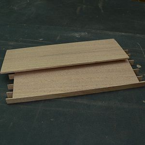 Two pieces of drawer front