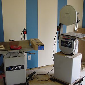 Delta X5 Bandsaw and X5 Jointer