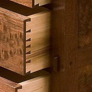 Dovetails, walnut, drawer