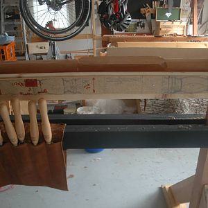 spring pole lathe and story board for bed post