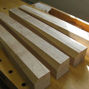 Finished bottom leg tapered