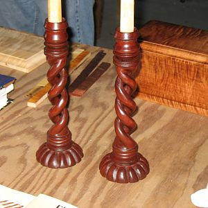 twisted barley candlesticks by 02blues