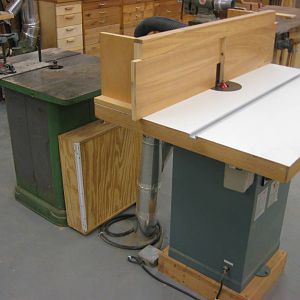 Shaper converted to router table