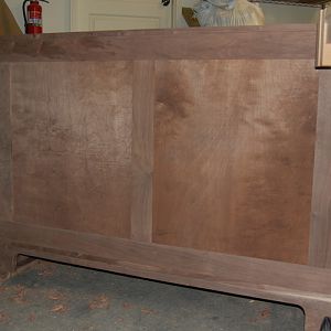 Walnut Dresser / Changing Table WIP