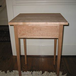 Shaker-style night table