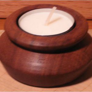 Second pic afromosia tealight A