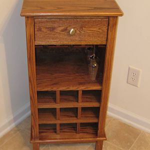 Oak Wine Cabinet
