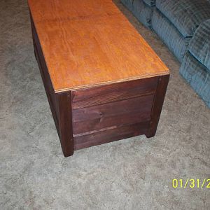 Yellow & white pine with Plywood top & bottom