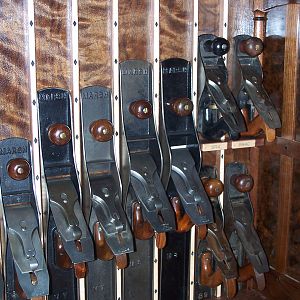Some of the larger Marsh Bench Planes