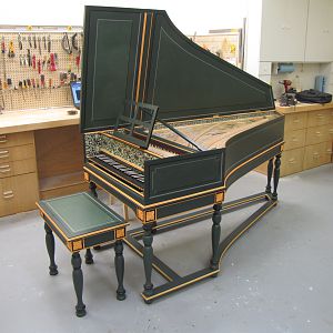 Flemish Single Manual Harpsichord 2010