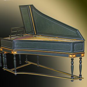 Flemish Single Manual Harpsichord 2010