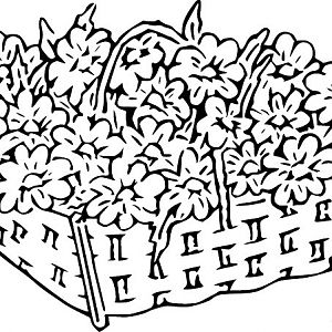 Pattern for Basket of Flowers - pattern by Arpop