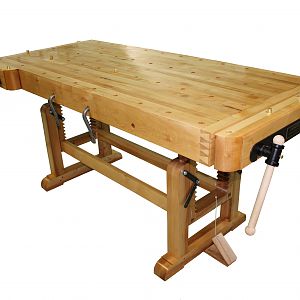 Adjustable Height Woodworking  Bench