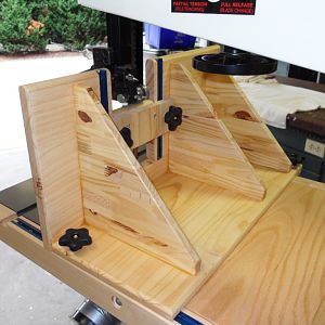 Back of bandsaw resaw fence (right side)