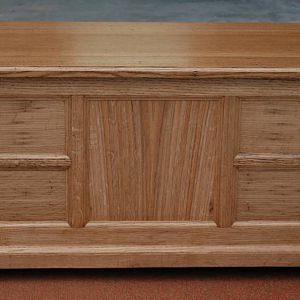 White Oak cedar lined chest