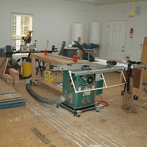 Table saw and DC