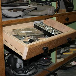 Tool Cubby Router parts drawer