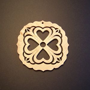 Four heart trivet