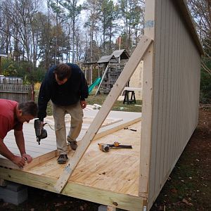 12' x 20' barn style workshop