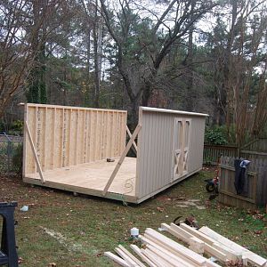 12' x 20' barn style workshop