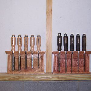 Chisel holder/rack