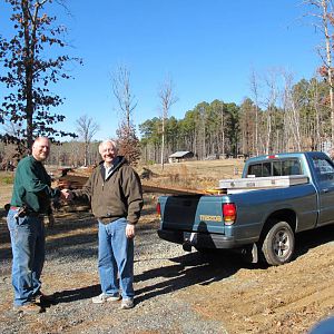 NCWW Jerry Craig and I after loading 50 bd ft of QSRO