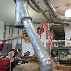 Dust collector "levitating" a board right out of my hands