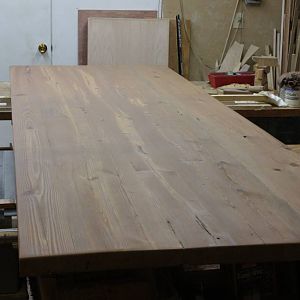 table top - stained