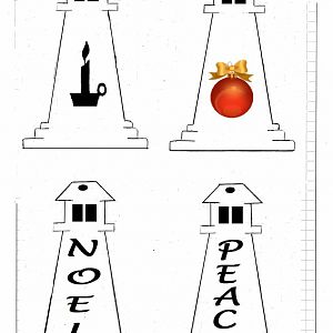 Lighthouse ornaments