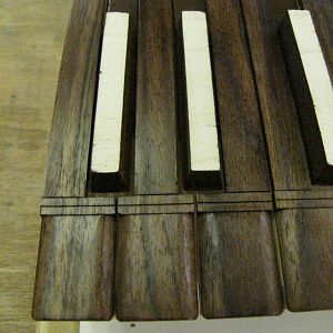 Harpsichord keys