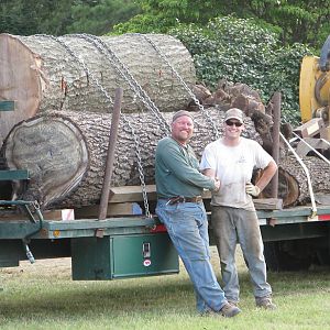 After loading up a nice 38" BW and RO log in Four Oaks