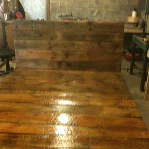 Barn Wood Platform Bed