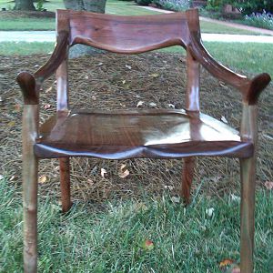Maloof Low Back Chair Front